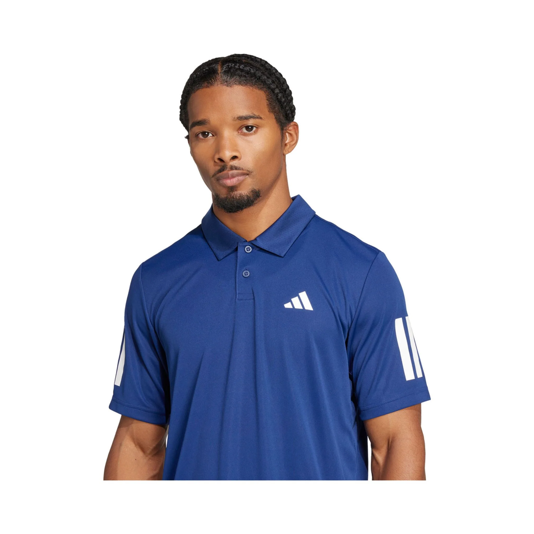 adidas club 3 stripe polo | JN9006 - Image 3
