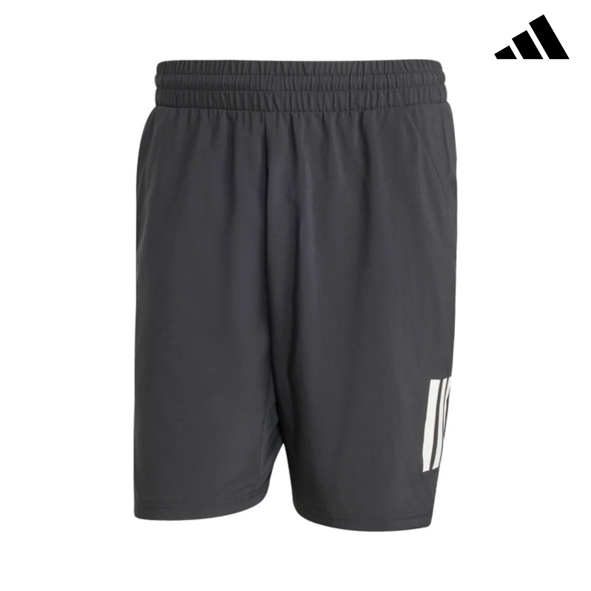 adidas club 3 stripe 7 Inch short | JG3589 - Image 3