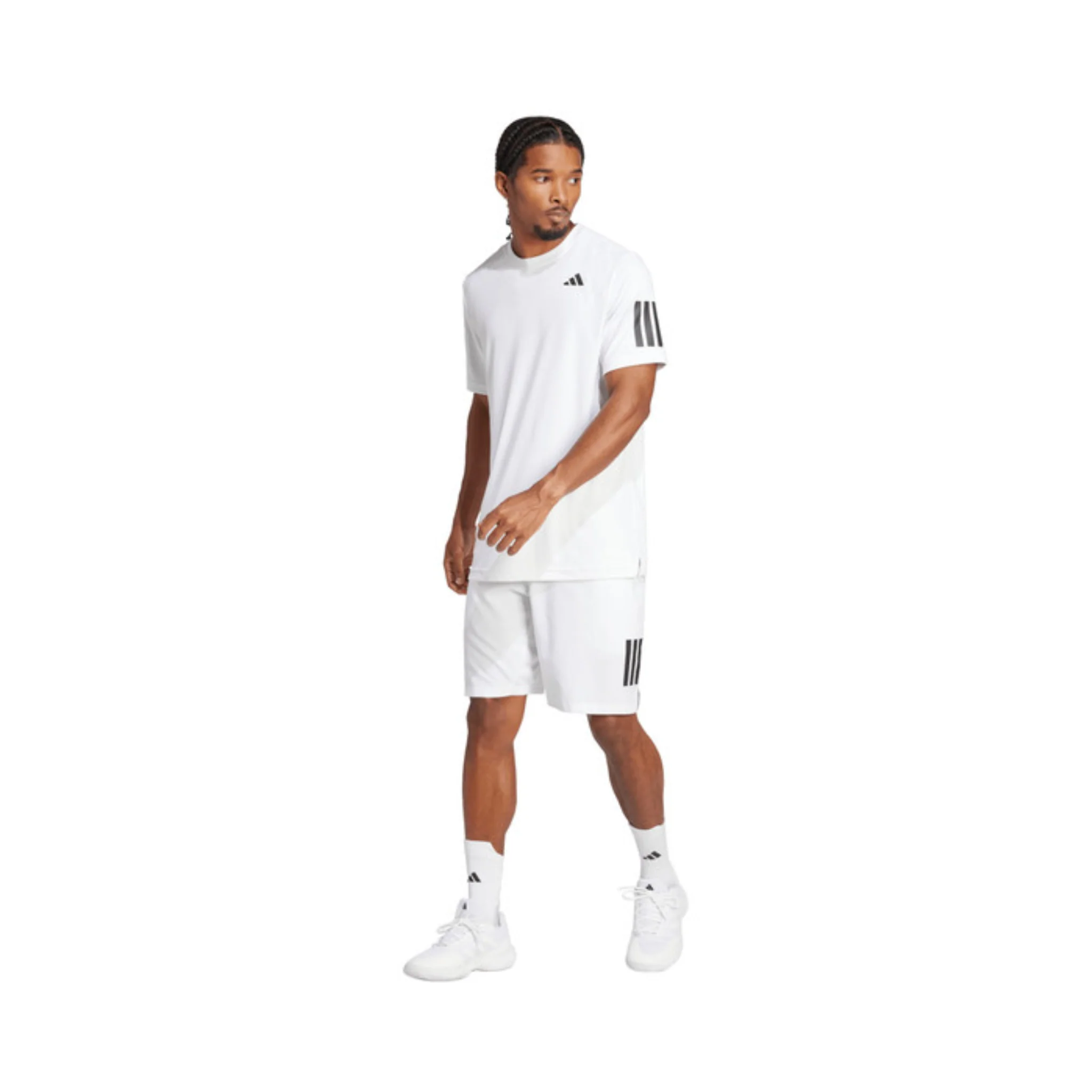 adidas club 3 stripes tee | JE0413 - Image 2