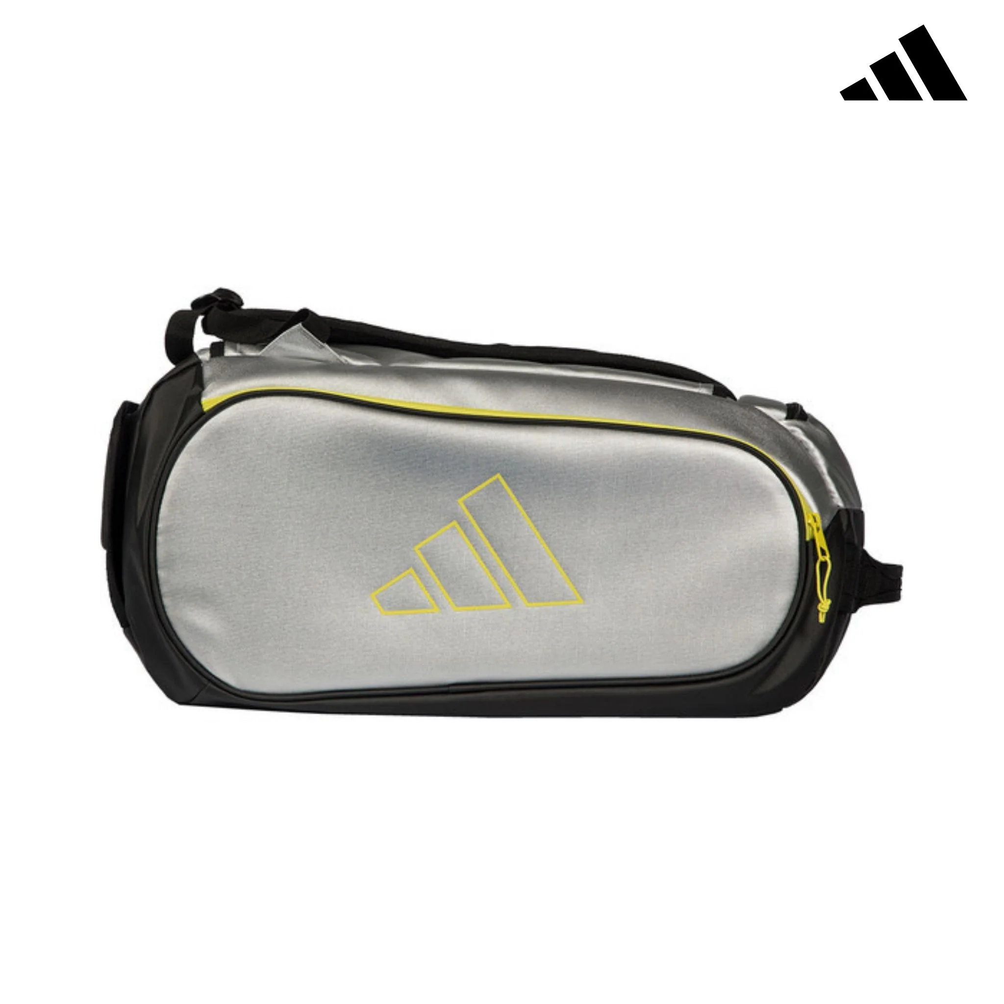 Adidas Tour Racketbag Silver/lime 2026