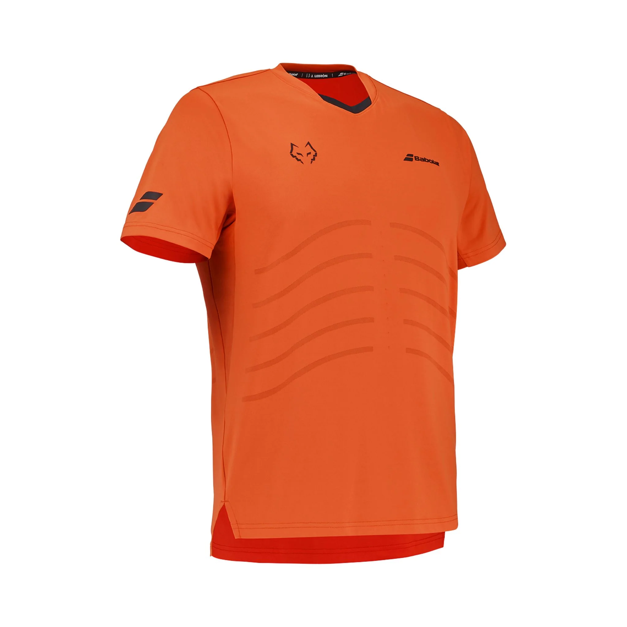 Babolat Crew Neck Tee Lebrón | Men Orange - Image 2