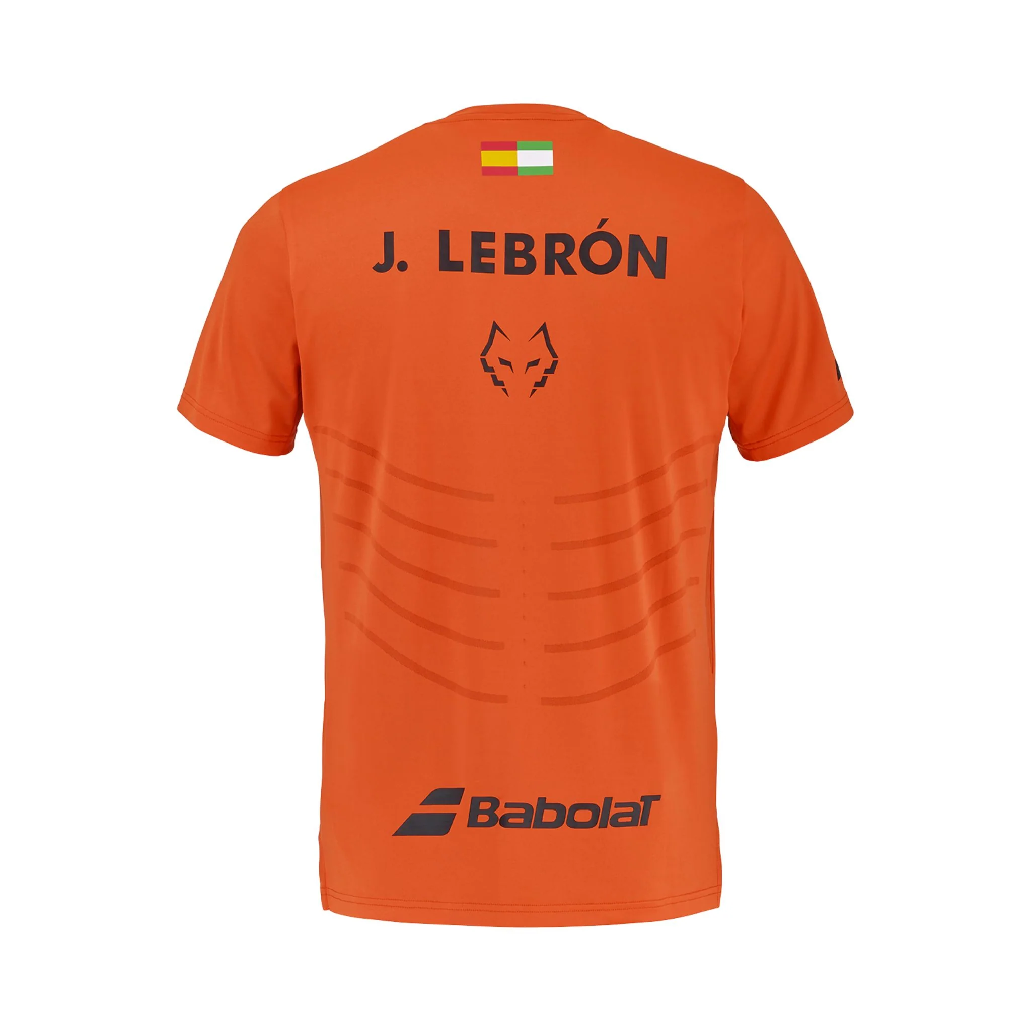 Babolat Crew Neck Tee Lebrón | Men Orange - Image 3
