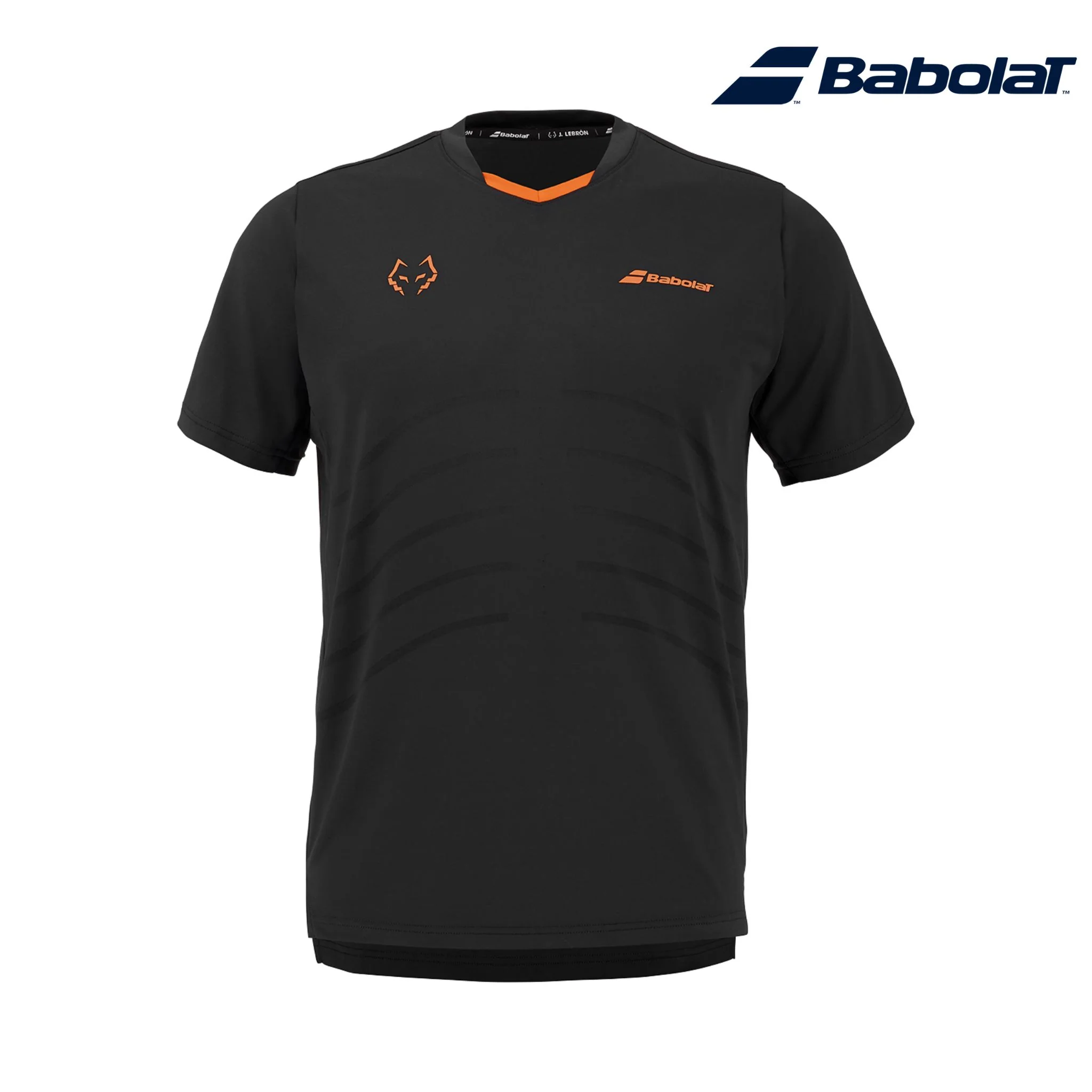 Babolat Crew Neck Tee Lebrón | Men Orange - Image 4