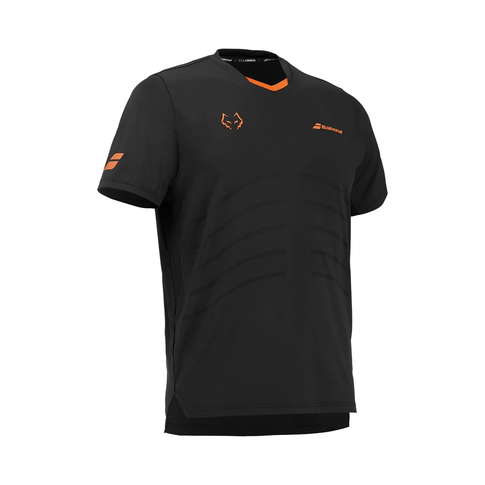 Babolat Crew Neck Tee Lebrón | Men Orange - Image 5
