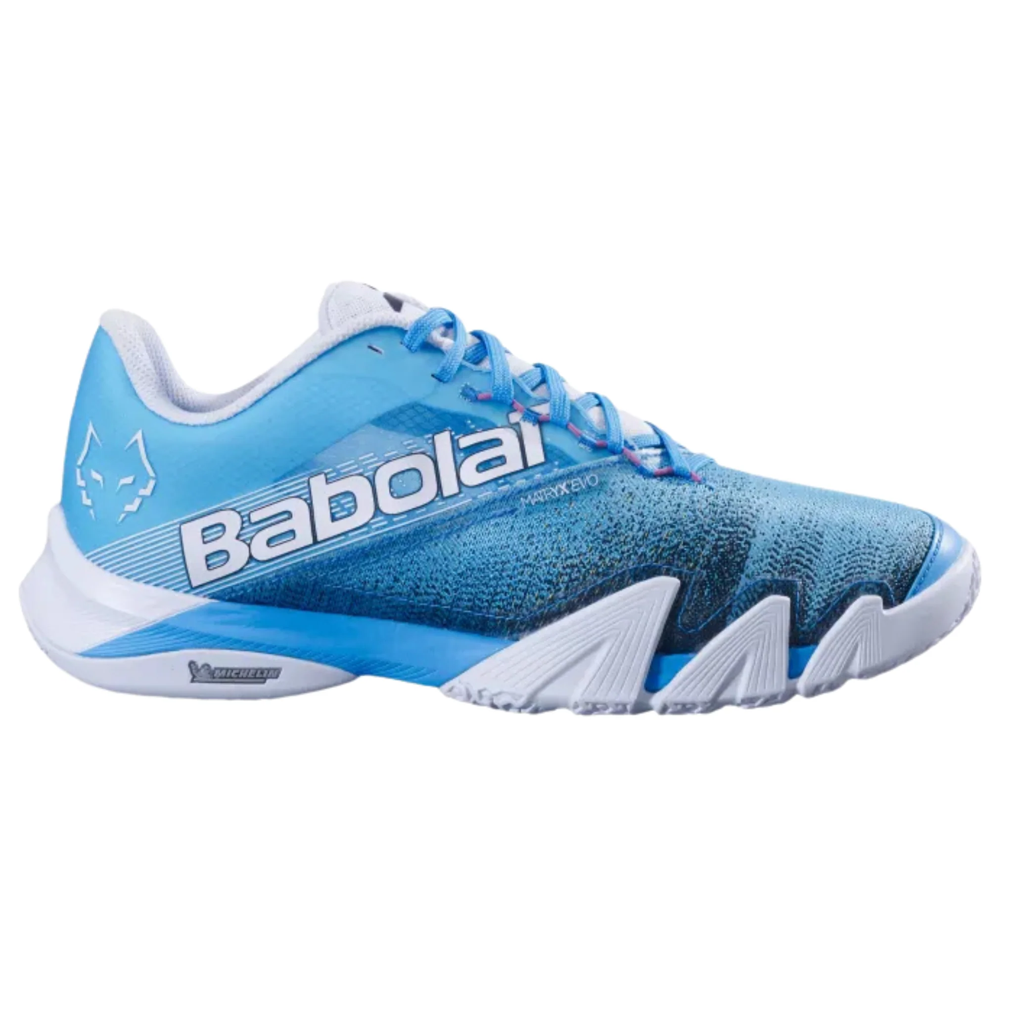 Babolat Jet Premura 2 Lebron Cyan Blue/White | Padel Shoes - Image 2