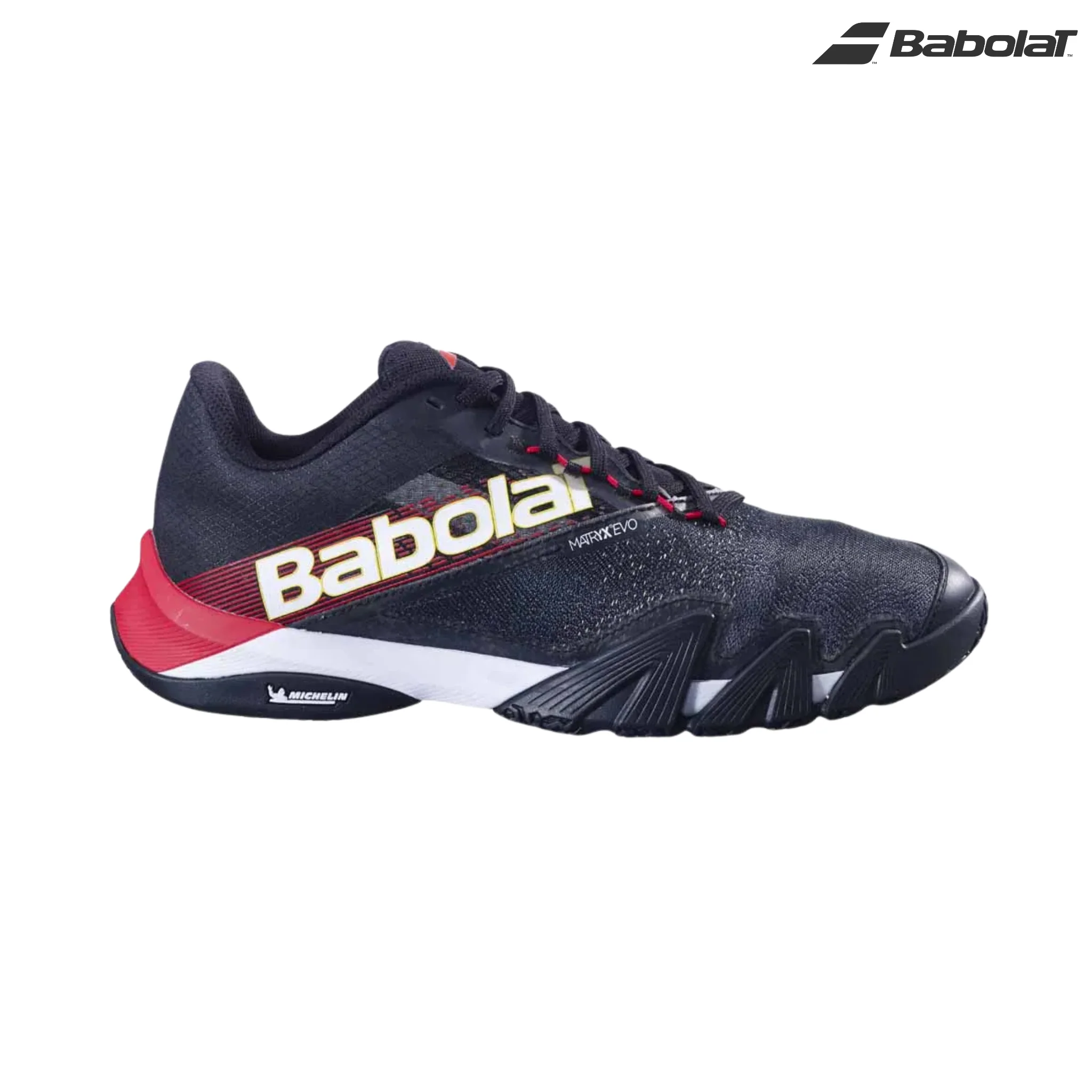 Babolat Jet Premura 2 Black/Tomato red - Padel Shoes