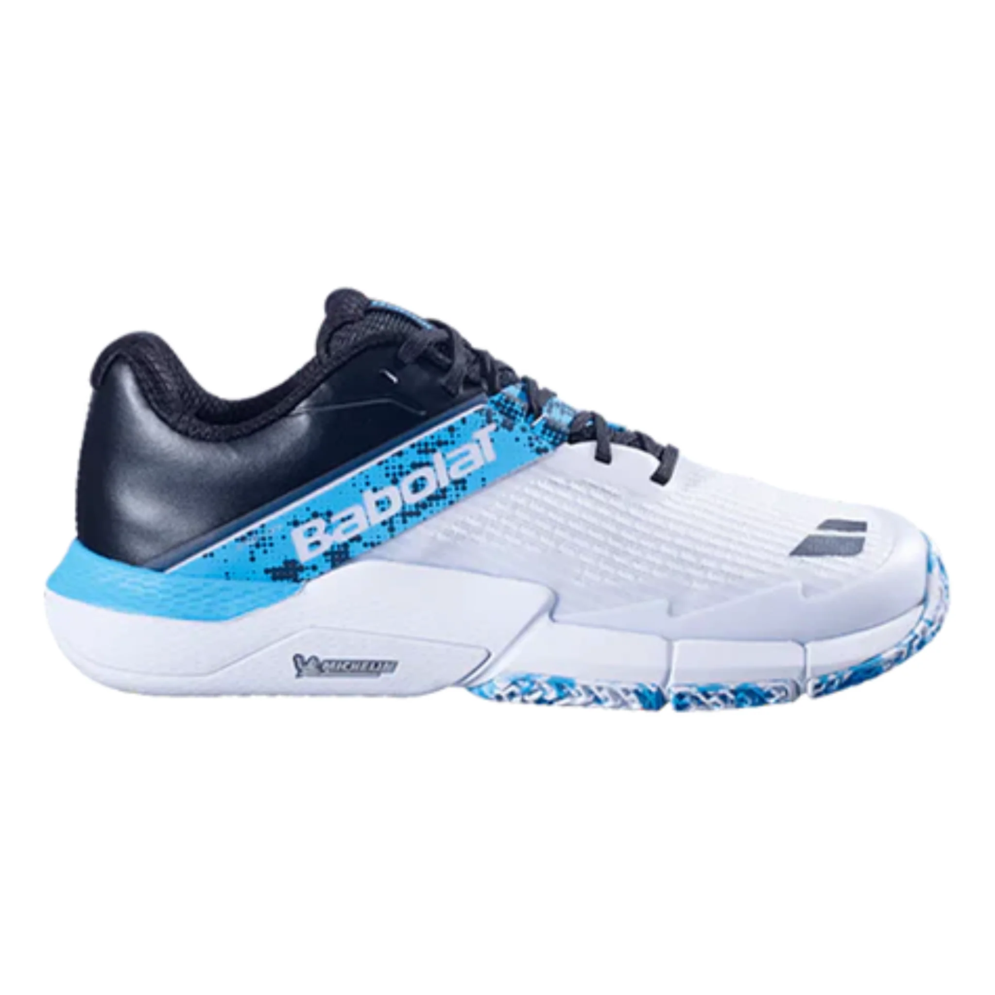 Babolat Movea 2 White/Cyan Blue | Padel Shoes - Image 2
