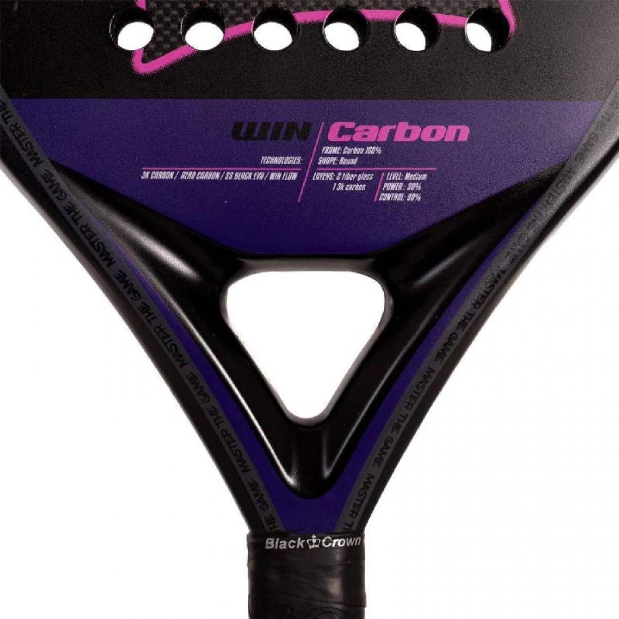 Black Crown Win Carbon | Padel Racket - Image 5