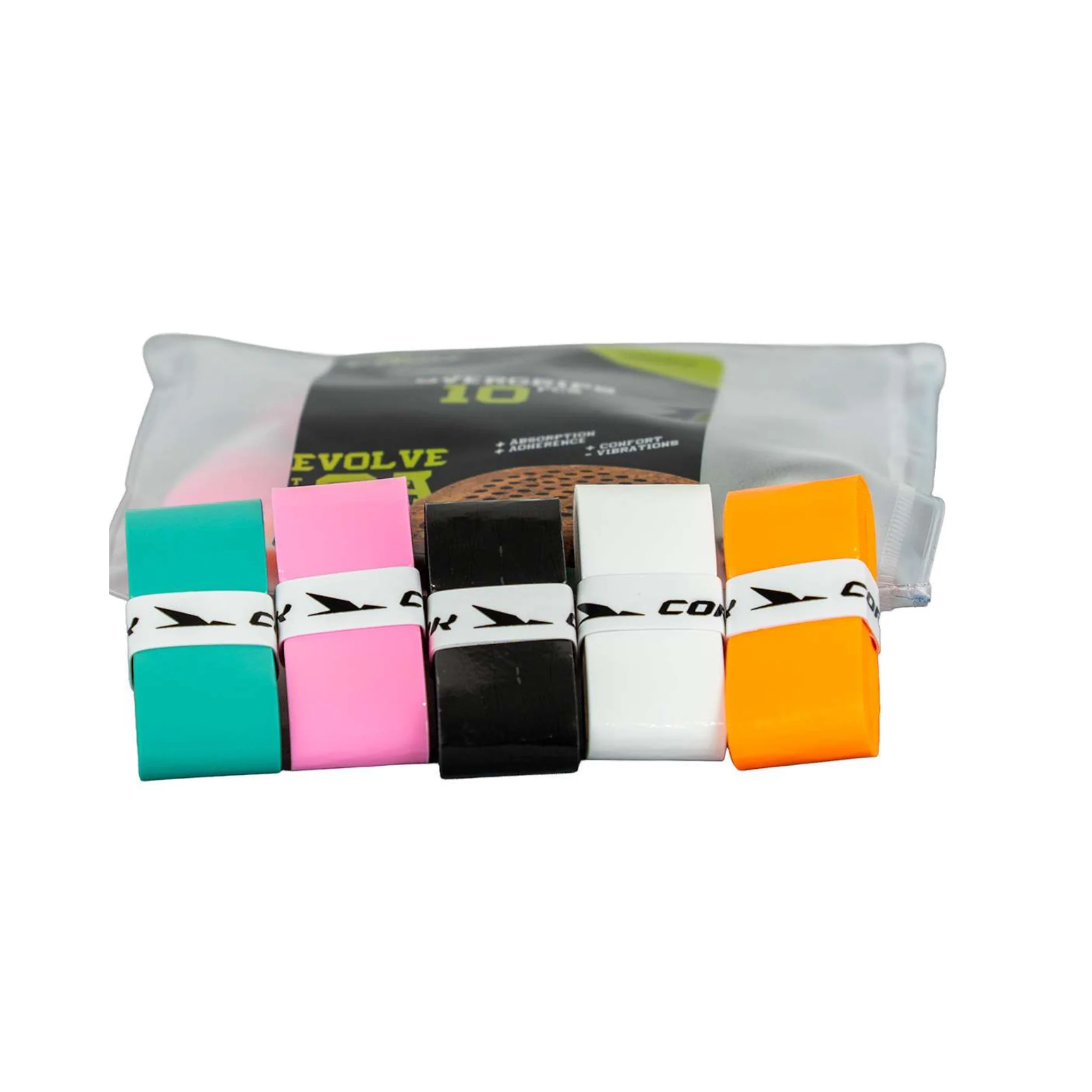Cork Overgrips 10 pcs (5 colors) - Image 2