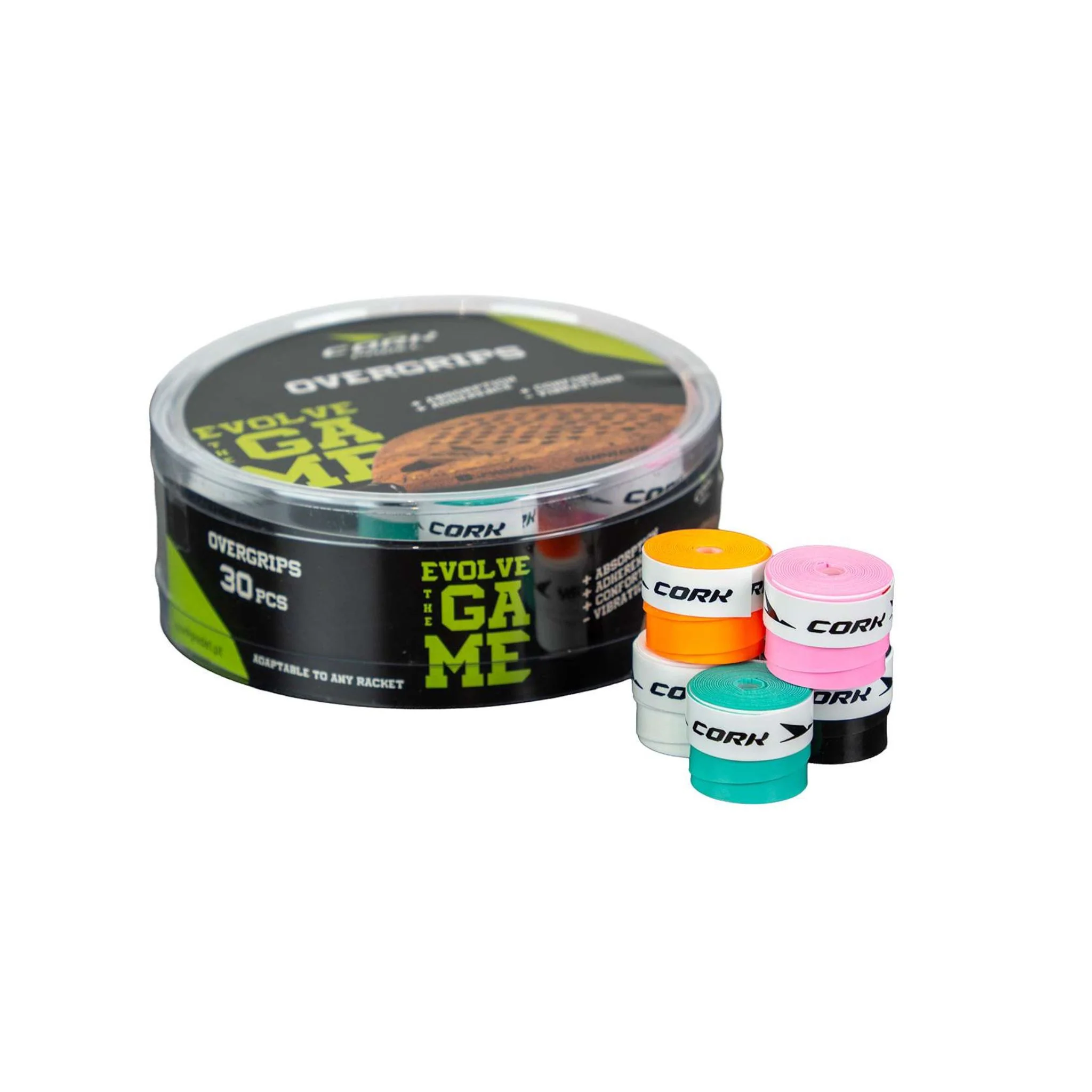 Cork Overgrips 30 pcs – Mixed Colors