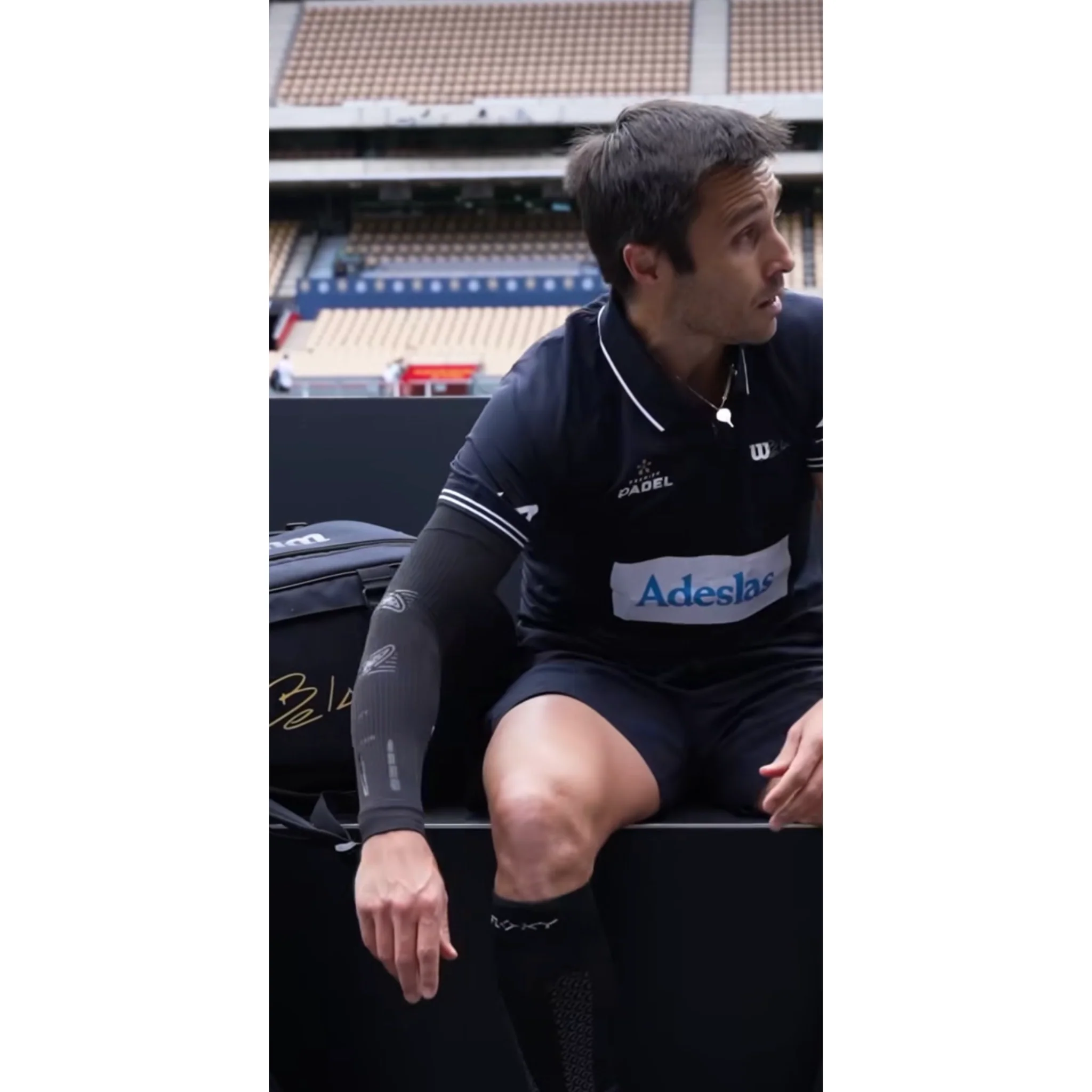 Floky RUN UP Long Sock Black | Padel Socks - Image 3
