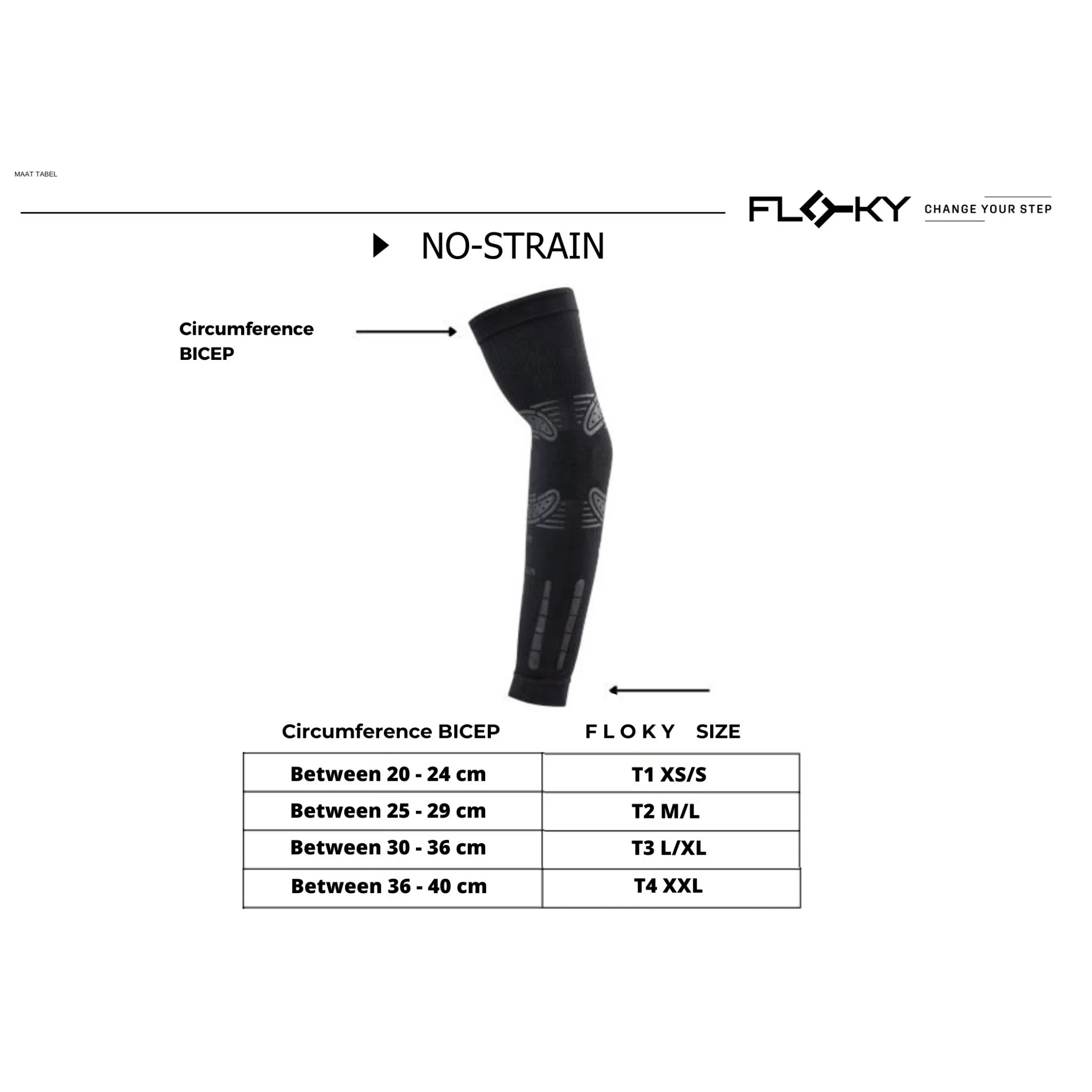 Floky Tapia Arm Sleeves Black 2pc | Padel Accessoire - Image 3