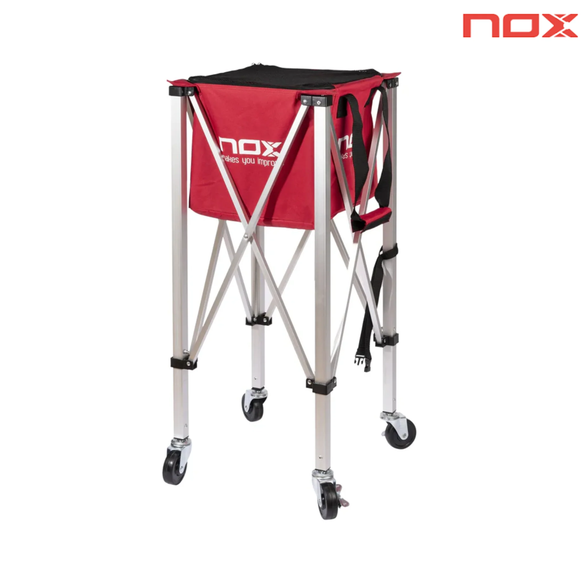 Nox Folding basket with wheels for padel classes