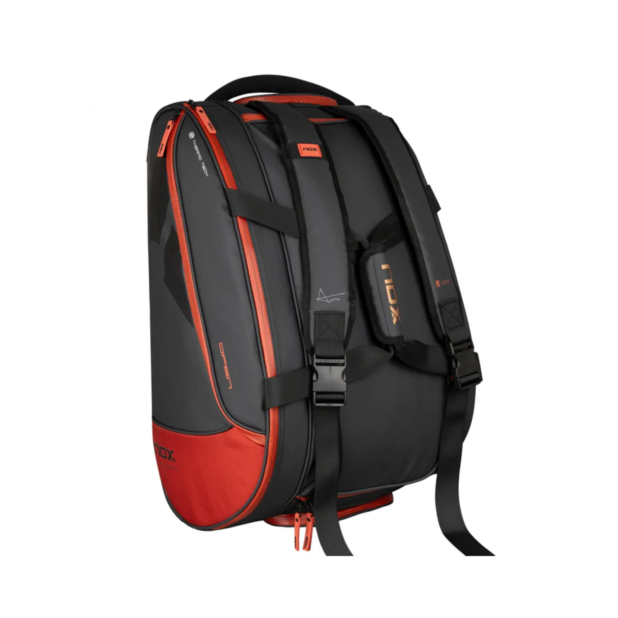 Nox luxury open series black/red padelbag - Image 4