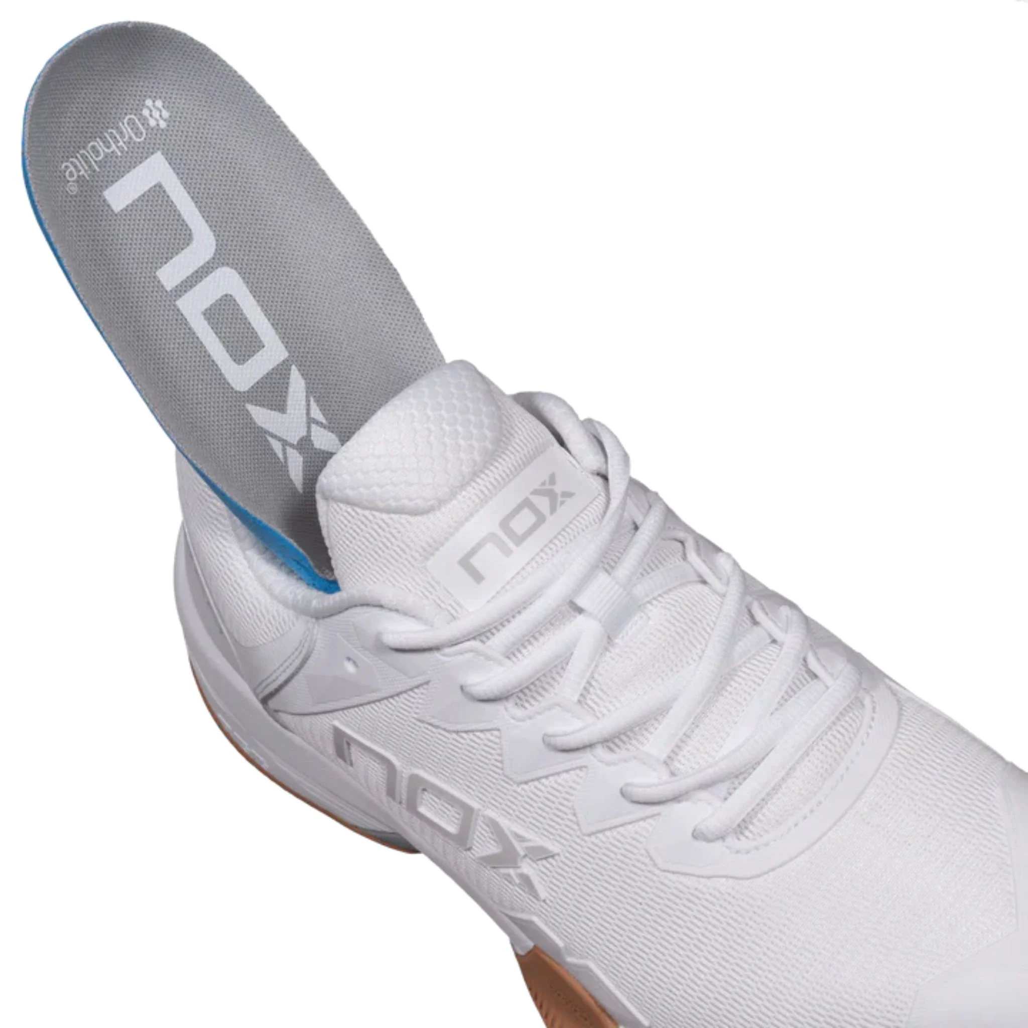 Nox ML10 Hexa White/Gum Rubber | Padel shoes - Image 4