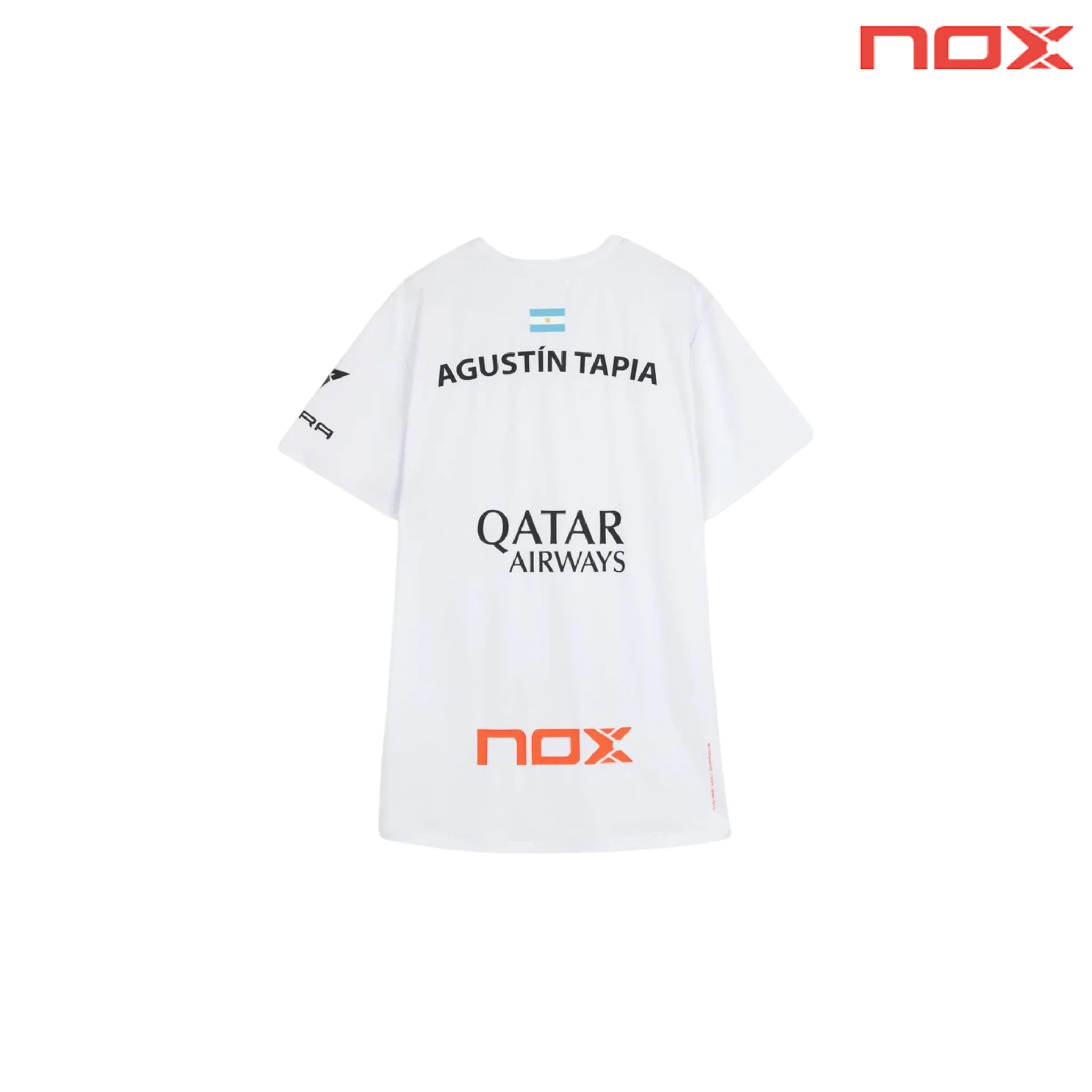 Nox t-shirt sponsors AT10 white