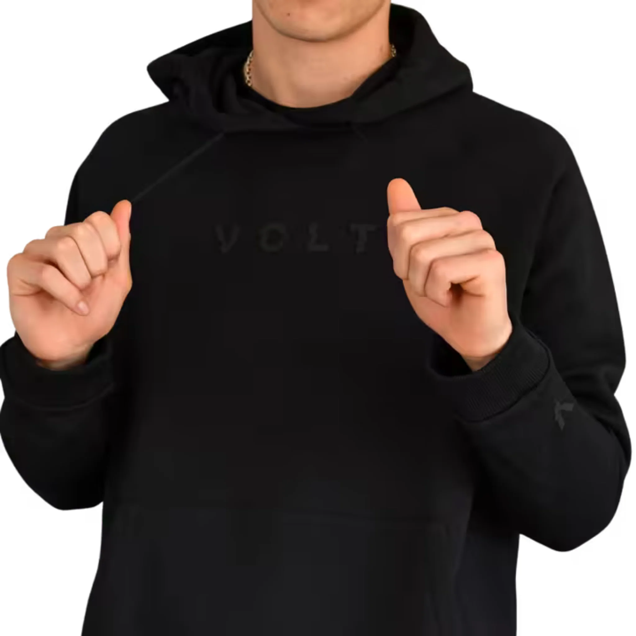 Volt Hoodie V4 Black - Image 3