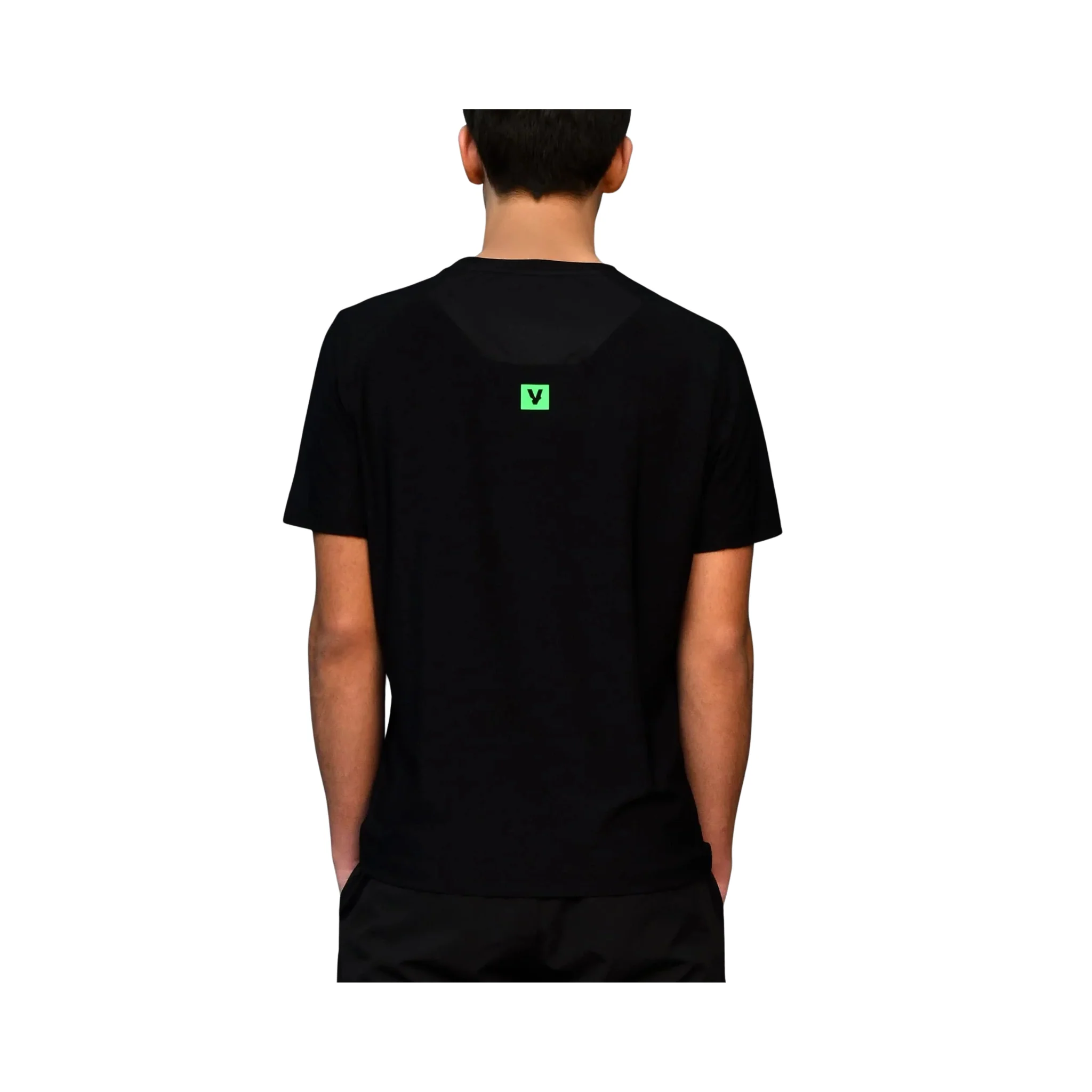 Volt Performance T-Shirt V6 Black & Green | Men - Image 2