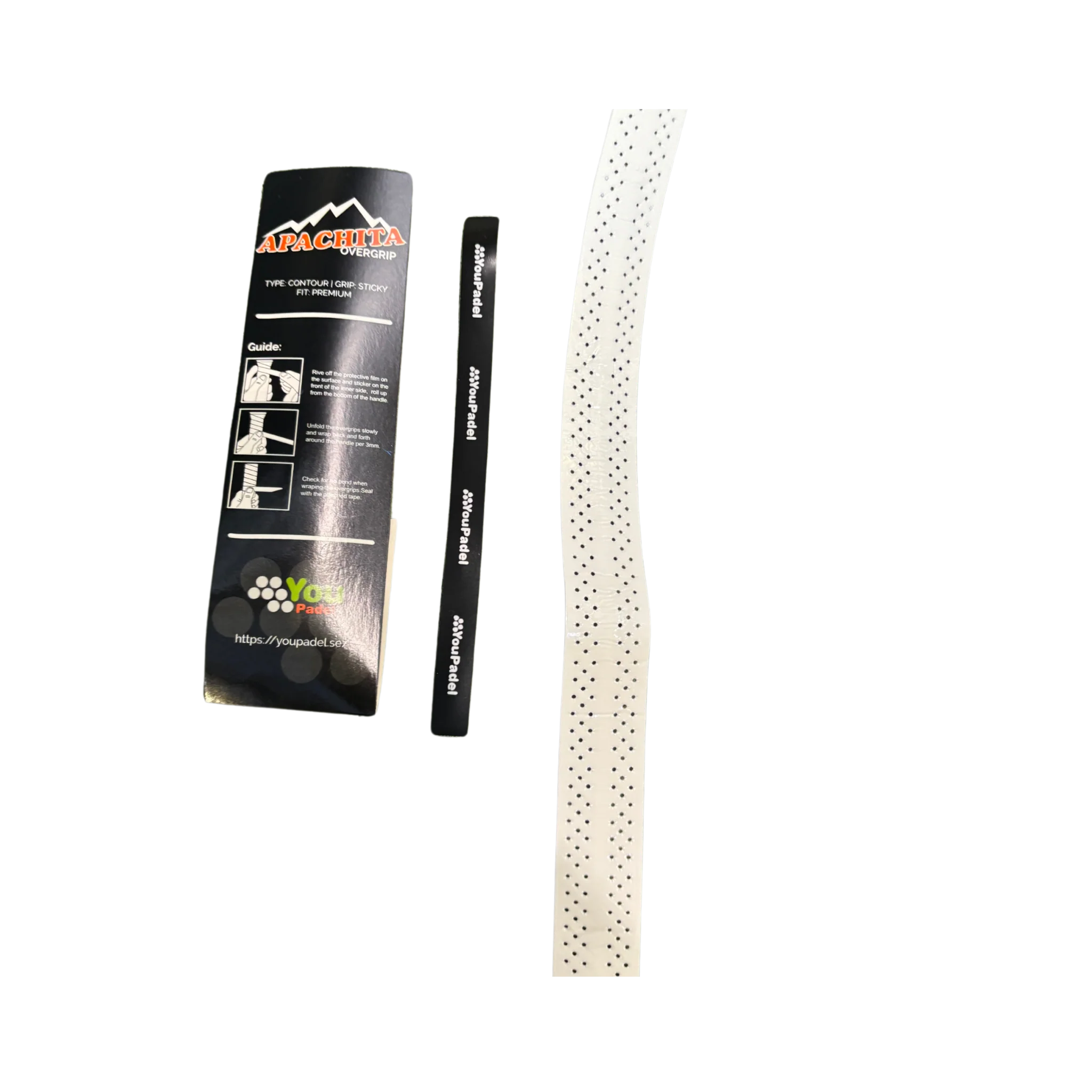 You Padel Apachita Snake Grip White (perforated) | Padel Grips - Image 2